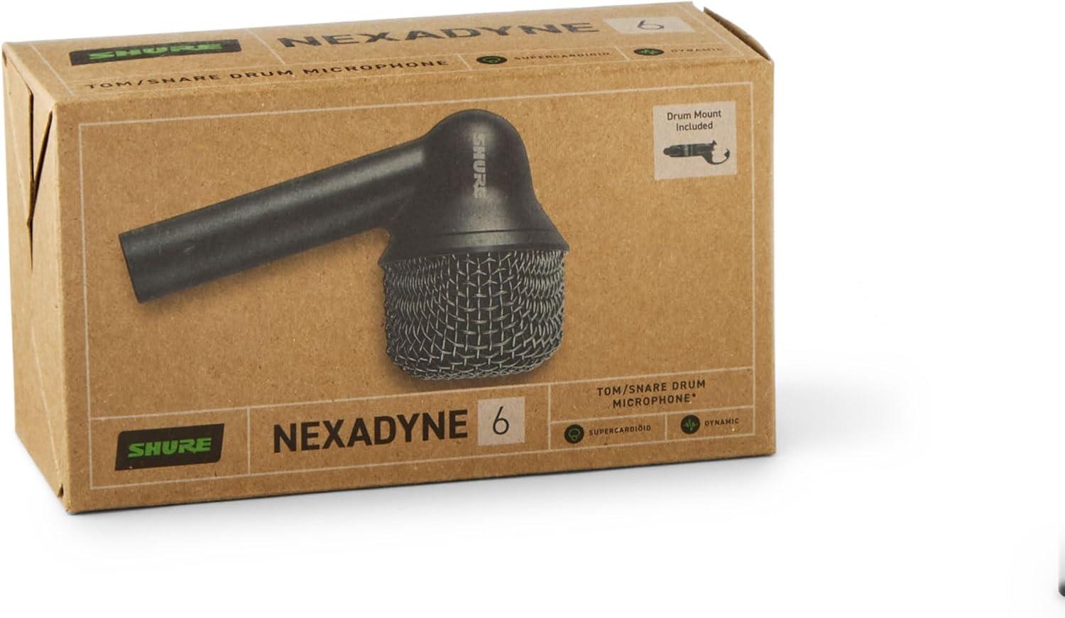 imageShure Nexadyne 2 Kick Drum Microphone with Revonic Technology  Supercardioid Dynamic Mic for Pro Performance Enhanced Frequency Range ampamp Noise Reduction DualEngine Transducers NXN2TomSnare 1pk