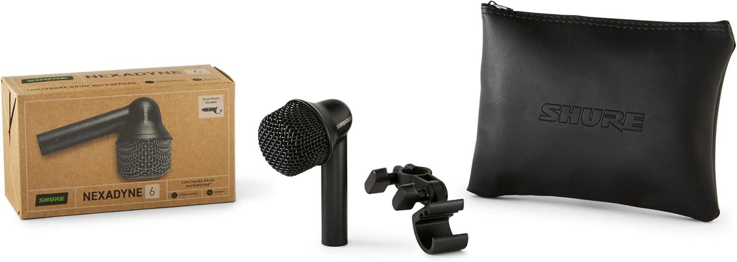 imageShure Nexadyne 2 Kick Drum Microphone with Revonic Technology  Supercardioid Dynamic Mic for Pro Performance Enhanced Frequency Range ampamp Noise Reduction DualEngine Transducers NXN2TomSnare 1pk