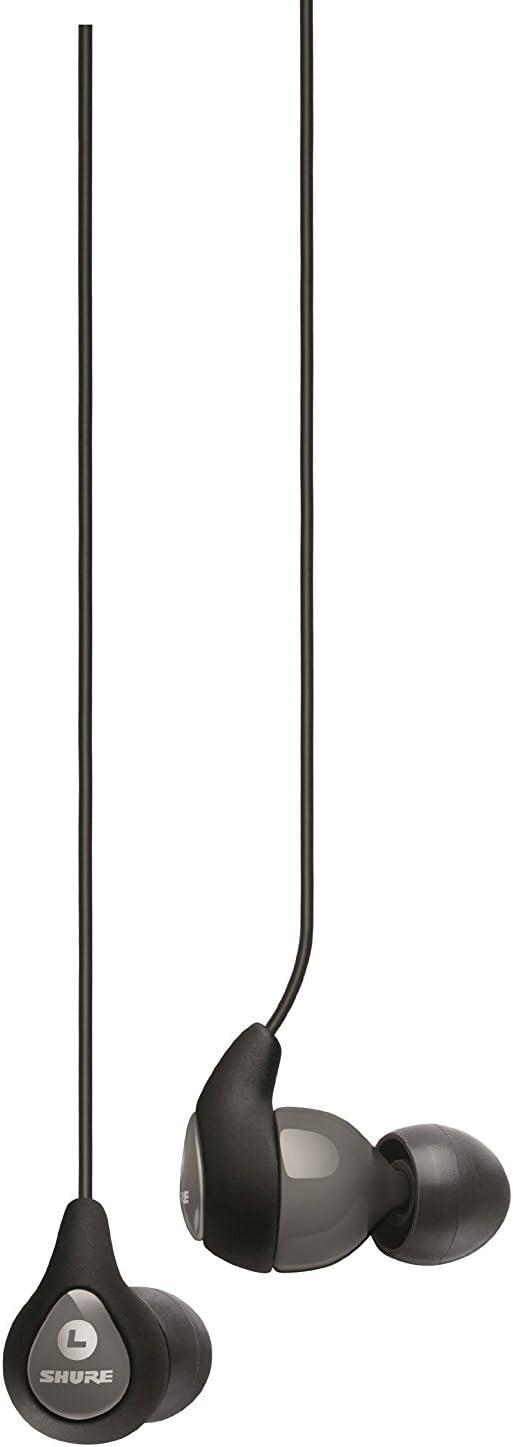 imageShure SE112 PRO Wired Earbuds  Professional Sound Isolating Earphones with Single Dynamic MicroDriver Secure InEar Fit Fixed Cable Durable Quality  Gray SE112GRWired