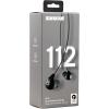 imageShure SE112 PRO Wired Earbuds  Professional Sound Isolating Earphones with Single Dynamic MicroDriver Secure InEar Fit Fixed Cable Durable Quality  Gray SE112GRWired