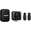 imageShure MoveMic One  Pro Direct to Phone Wireless Lavalier Microphone for iPhone ampamp Android Bluetooth Mini Mic 24 Hours Charge Quick Set Up IPX4 Compact ampamp Portable Clip Lav MVONEZ7Two Channel Kit