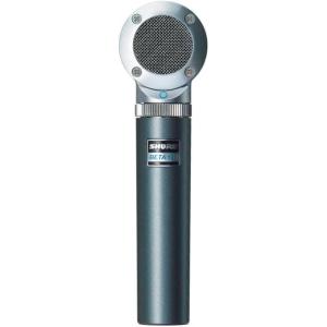 imageShure BETA 181BI UltraCompact SmallDiaphragm SideAddress Versatile Condenser Microphone for Instruments with Interchangeable Polar Pattern Capsule Options 3pin XLR Connector  BidirectionalFigure 8