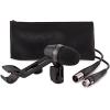 imageShure PGA56 Dynamic Microphone  with Cardioid Pickup Pattern SwivelMount Dynamic SnareTom Microphone with AP56DM Drum Mount PGA56XLR15 XLRXLR Cable