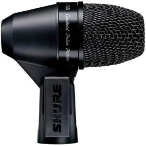 imageShure PGA56 Dynamic Microphone  with Cardioid Pickup Pattern SwivelMount Dynamic SnareTom Microphone with AP56DM Drum Mount PGA56XLR15 XLRXLR Cable