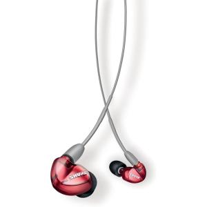 imageShure SE535LTD Professional Wired Sound Isolating Earbuds High Definition Sound  Natural Bass Three Drivers Secure inEar Fit Detachable Cable Durable Quality  RedRed